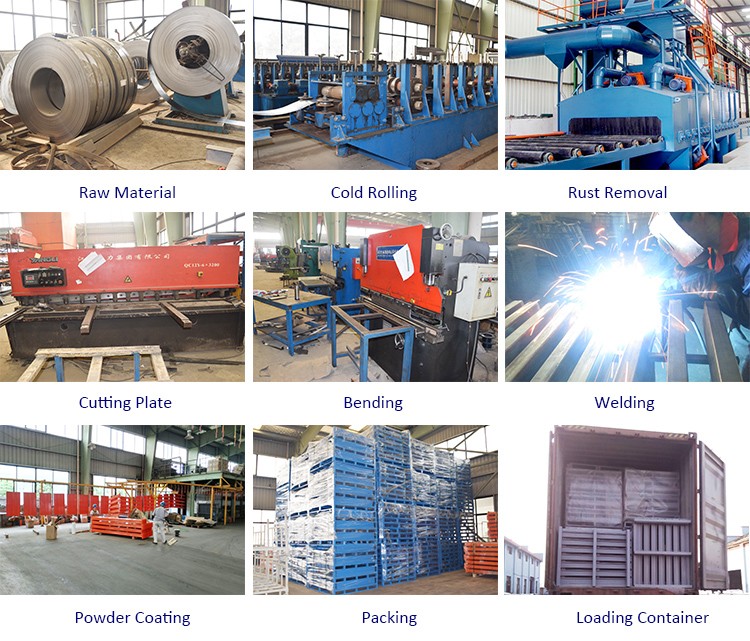 Warehouse straight side racks pallet storage shelf rack shelving unit boltless storage steel racking racks