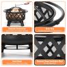 Buy cheap Outdoor Heating 35 Inch Round Fire Pit Mat for Warmth and Support Holiday Selection from wholesalers