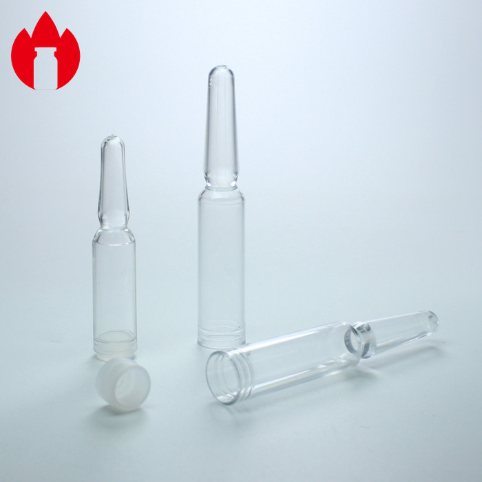 1ml Clear Cosmetic PETG Or PP Plastic Ampoule