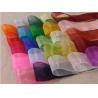 Buy cheap Multicolor Organza Christmas Ribbon , Wide Organza Ribbon For Gifts Packing from wholesalers
