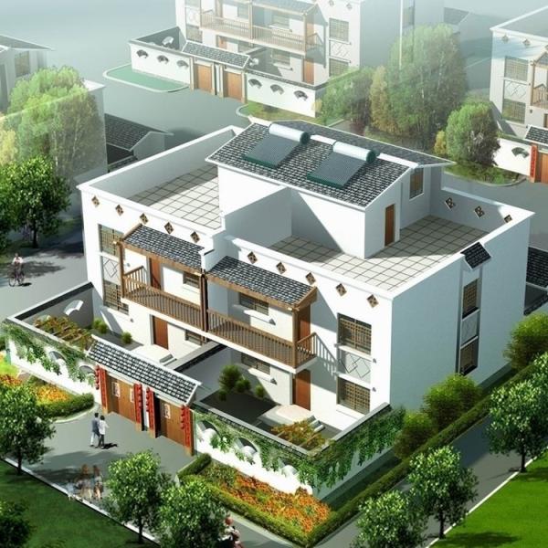 Buy cheap Mordern 4 Bed Double Story Prefab Homes Fast Bult Light Steel Structure from wholesalers