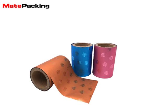 Aluminum Foil Plastic Food Packing Film Laminated Rolls Custom Printing For Food