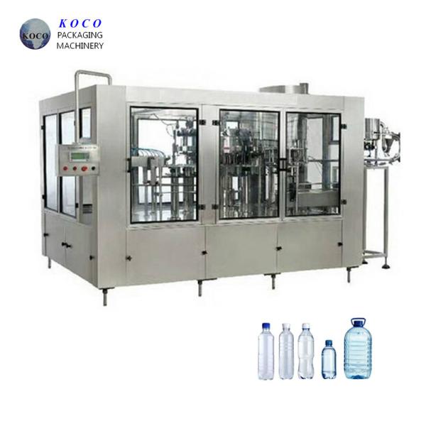 Automatic liquid plant water bottling and capping machine production line bottle
