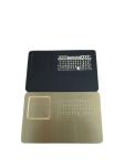 High End Custom Logo Durable Original Brass CR80 Metal Business Cards