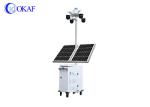 3-6m Mobile Sentry Surveillance Trailers Tower Stainless Steel HD PTZ Camera