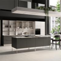 Buy cheap Dark Grey Matt ODM PVC Kitchen Cabinets Australian Standard product