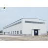 Buy cheap Sliding Door Prefab Steel Frame House , Single Slope Prefab Metal Warehouse from wholesalers
