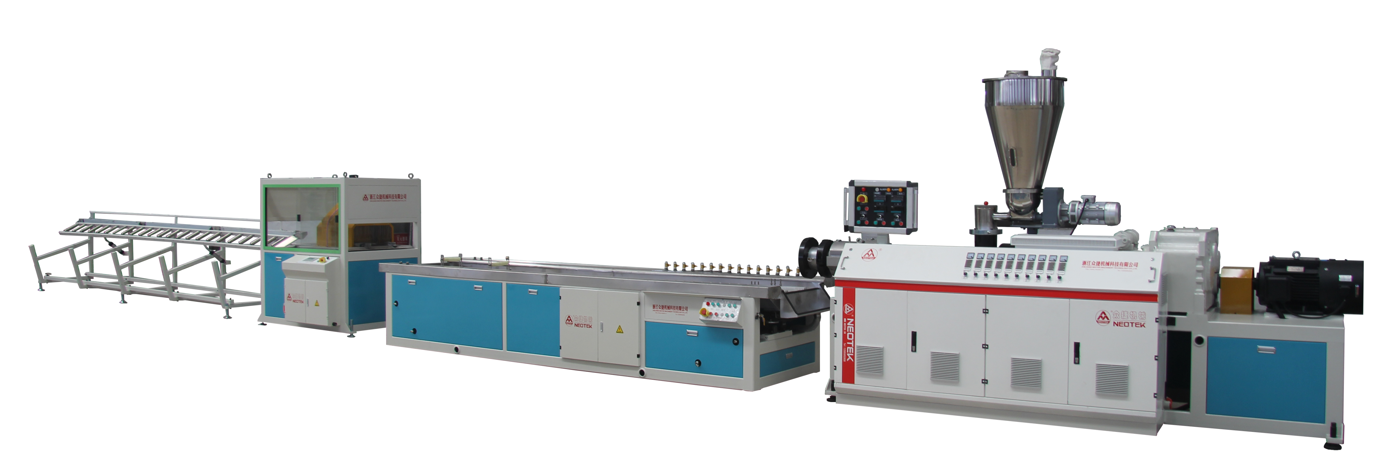 Screw L/D Ratio Other Co-rotating Conical Twin-screw PP PE Base WPC Extrusion Line 108