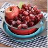 Buy cheap Circular Water Drain Basket , Silicone Folding Fruit Washing Basket Eco - Friendly from wholesalers