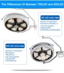 Hospital 140W Led Operation Theatre Lights 1300mm Illuminance Depth