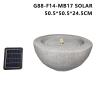Buy cheap 8V/1W Solar Pump Sandstone Bowl Garden Solar Water Fountain Outdoor Decoration Piece from wholesalers