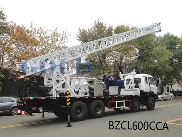 Best quality lower cost Truck mounted water well drilling rig drill up to 600