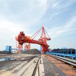 Stockyard Stacker And Reclaimer With Bucket Wheel