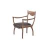 Buy cheap Patented Lounge Comfy Accent Chair New Chinese Style Solid Walnut Wood from wholesalers