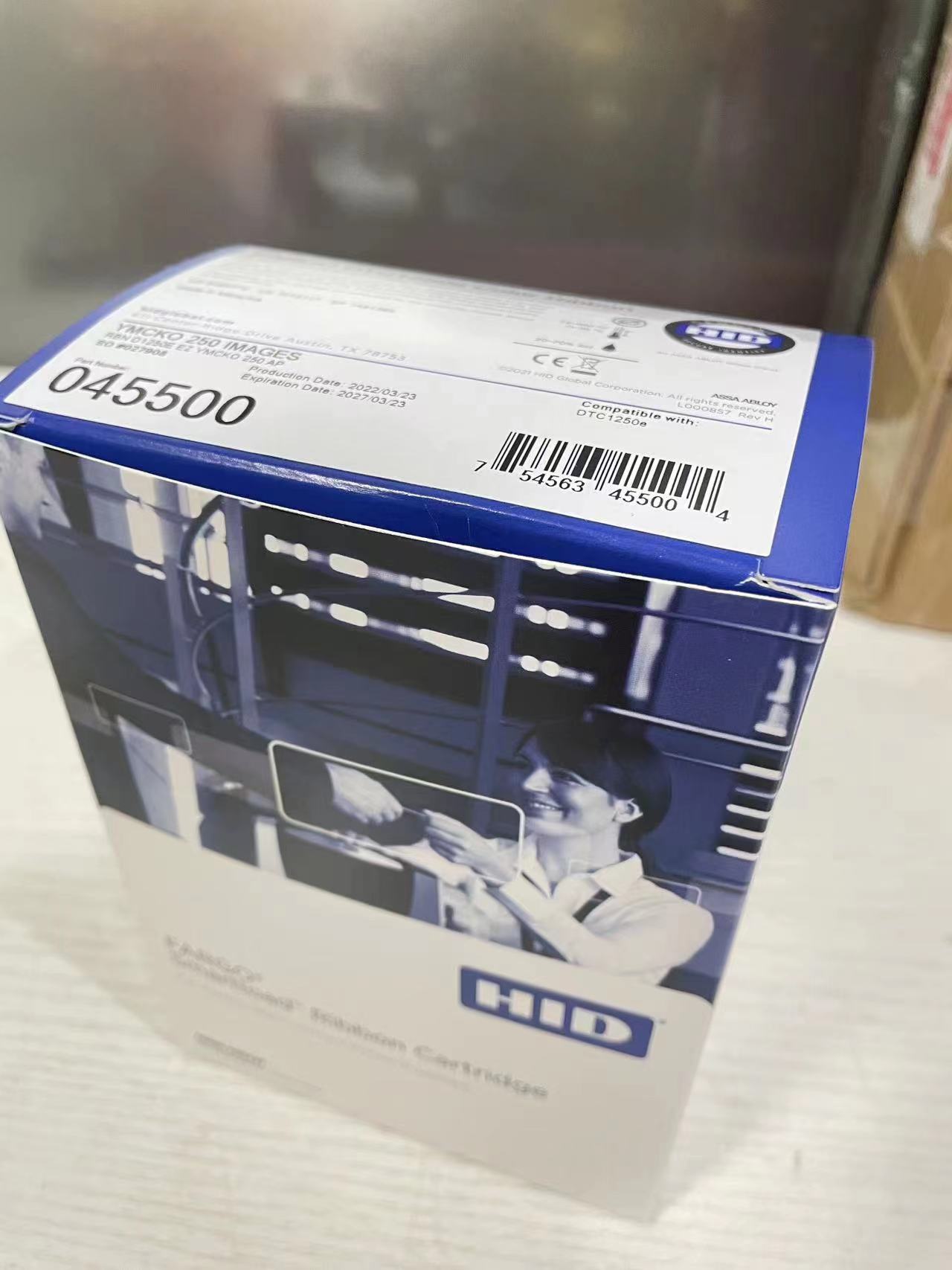 045515 Ribbon DTC1250e Card Printer 250 Images YMCKO Ribbon for Applicable Equipment