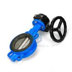 Manual Electric Motorized Valve 2 Inch - 8 Inch Ductile Iron Wafer Butterfly