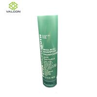 Buy cheap Half Transparent Shampoo Tube Packaging Green Flip Cap Pearlized Glossy Varnish product
