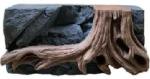 PU Vivarium Rock Background with Simulated Rock And Stump Mash Up Board
