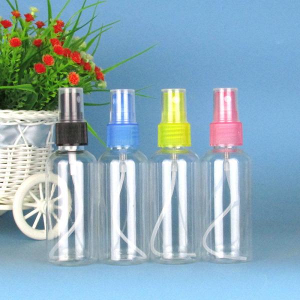 Buy cheap Empty 30ml 50ml 60ml 100ml Clear Blue Green Black Pink PET Plastic Mist Spray Bottles from wholesalers