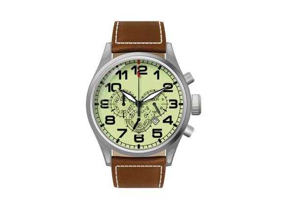 Collection Stainless Steel Chronograph Watch Male Multi Dial Color 100 M