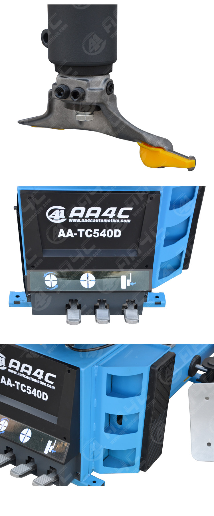 AA4C car tire changer tire changing machine tyre changer with double helper with fast inflation AA-TC540D