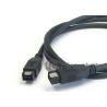 Buy cheap 30V IEEE 1394 Cable / 9 Pin Firewire 800 Cable Black TPE Cable For FA Field from wholesalers