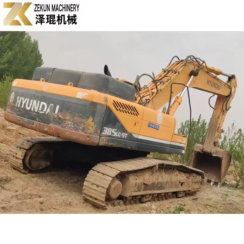 Second Hand Hyundai 385 Excavator with Low Hours and Stable Performance