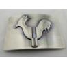 Buy cheap Zinc Alloy Cock Belt Buckle / Custom Made Buckles with Antique Nickel, Gold, Brass Plating for Awards from wholesalers