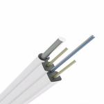 Telecommunication ISO9001 Dual Core Cable Aramid Yarn With LSZH Jacket FTTH