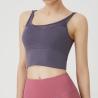Buy cheap Solid Purple Padded Seamless Yoga Bra Tank Top XL XXL from wholesalers