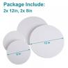 Buy cheap 4 Pack Round Pre Stretched Canvases Blank Painting Canvas Boards Water Resistant from wholesalers