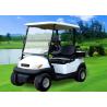Buy cheap Small Electric 2 Seater Golf Cart , White Battery Operated Golf Buggies 48V from wholesalers