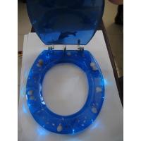 Buy cheap LED poly-resin toilet seat cover,RESIN toilet seat,tranparent toilet seat product