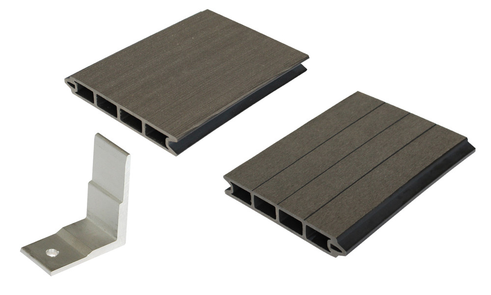Outdoor Private House WPC Outdoor Fence Garden Composite Fence Panels