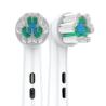 Buy cheap 4 Piece Pack Colorful Dupont Bristle Replaceable Toothbrush Heads For Oral B from wholesalers