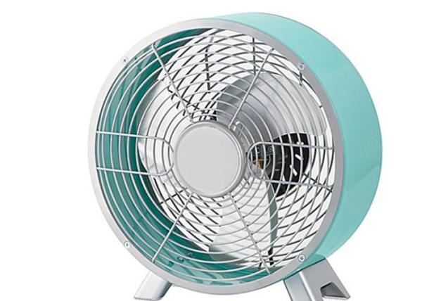 Buy cheap VED Plug 9 Inch Retro Table Fan , 3 Blade 90 Degree Oscillation Quiet Fans For Bedrooms from wholesalers
