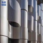 Buy cheap Stadiums Aluminium Exterior Wall Cladding 1mm / 2mm Thickness Column Cover from wholesalers