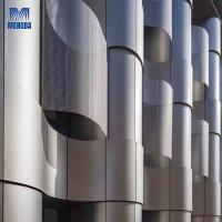 Buy cheap Stadiums Aluminium Exterior Wall Cladding 1mm / 2mm Thickness Column Cover product