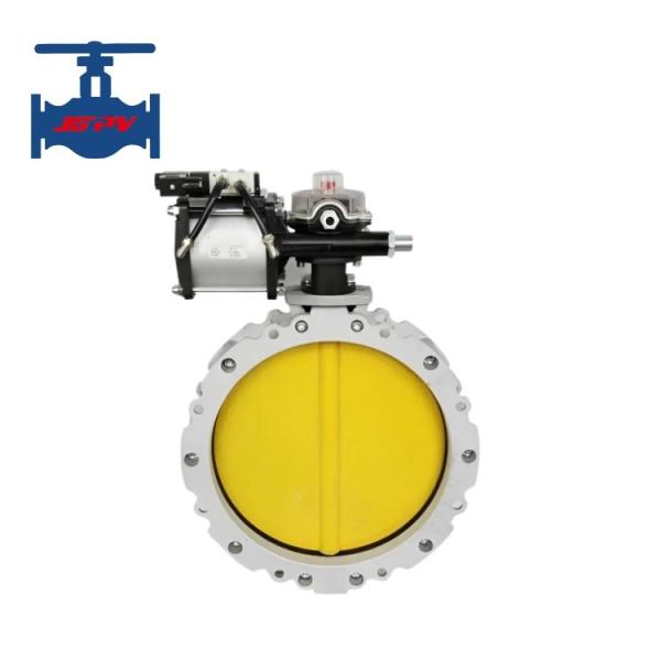 Buy cheap Double Flange Single Flange Manual And Pneumatic Powder Use Butterfly Valve from wholesalers