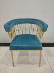 High Density Sponge Cushion 78cm Modern Dining Chairs