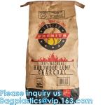 Charcoal Briquettes, BBQ Kraft Paper Charcoal Bag, Grill Packing Bag, Size 3kg