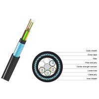 Buy cheap GYXTW Fiber Singlemode 24 Core Outdoor Fiber Optic Cable Duct  Fiber Opt Cable product