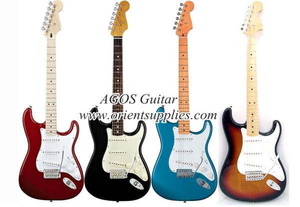 Buy cheap 39" Electric Guitar - Replica of "Fender Stratocaster " style solidwood optional color AG39-ST1 from wholesalers