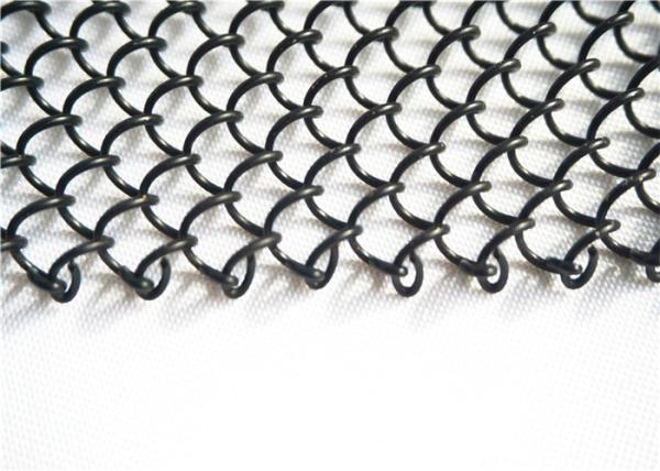 Buy cheap Fashionable Metal Coil Drapery 1.6mm Hanging Metal Mesh Curtains Dividers from wholesalers