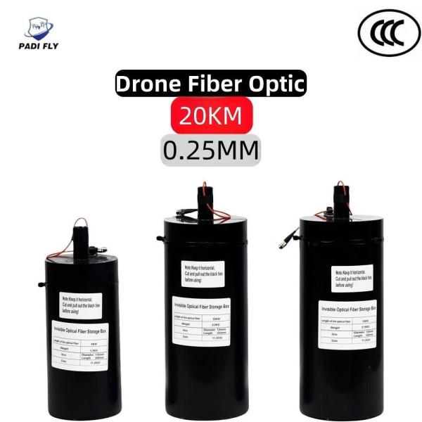 Buy cheap High Quality 20km 0.27mm Lightweight Anti Interference Fpv Fibre Optic for Drone Travel Machine from wholesalers