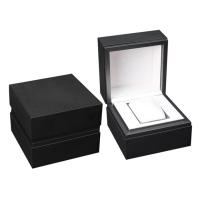 Buy cheap Luxury PU Leather Wooden Watch Box Dustproof Eco - Friendly With Metal Frame product