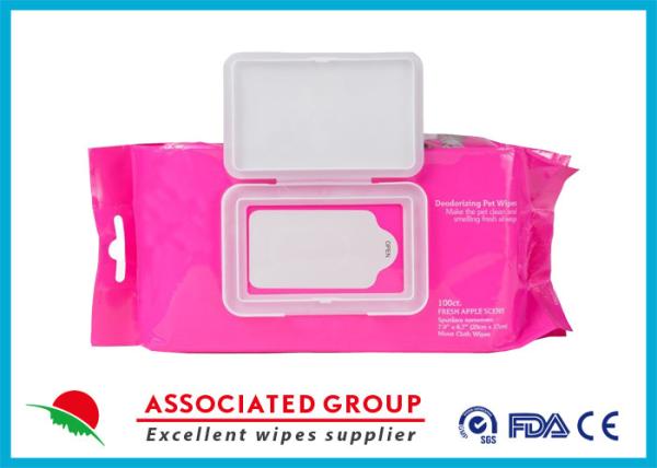 Buy cheap Eco Friendly Spunlace Nonwoven Dog Ear Cleaning Wipes Unscented from wholesalers