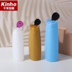 Oblate Cosmetic Lotion Bottle 400ML 200ML 250ML 750ML HDPE Lotion Conditioner