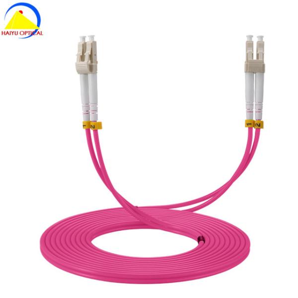 Buy cheap Ceramic Ferrule LC To LC OM4 1550nm Optical Patch Cable from wholesalers