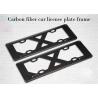 Buy cheap Customized Size Lightweight Slim Carbon Fiber License Plate Frame from wholesalers
